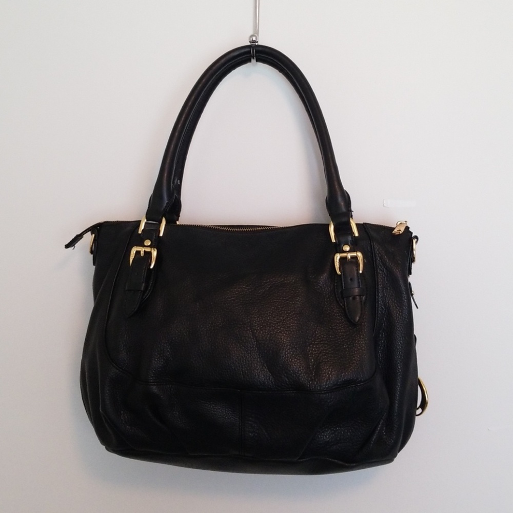 Ralph Lauren Black Leather Bag